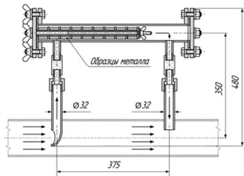 Схема индикатора коррозии ИХЛ ИК-31